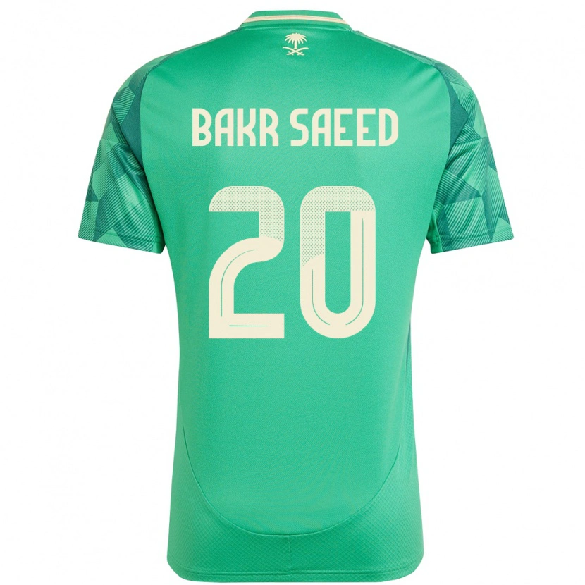 Danxen Dámské Saúdská Arábie Abu Bakr Saeed #20 Zelený Domů Hráčské Dresy 24-26 Dres