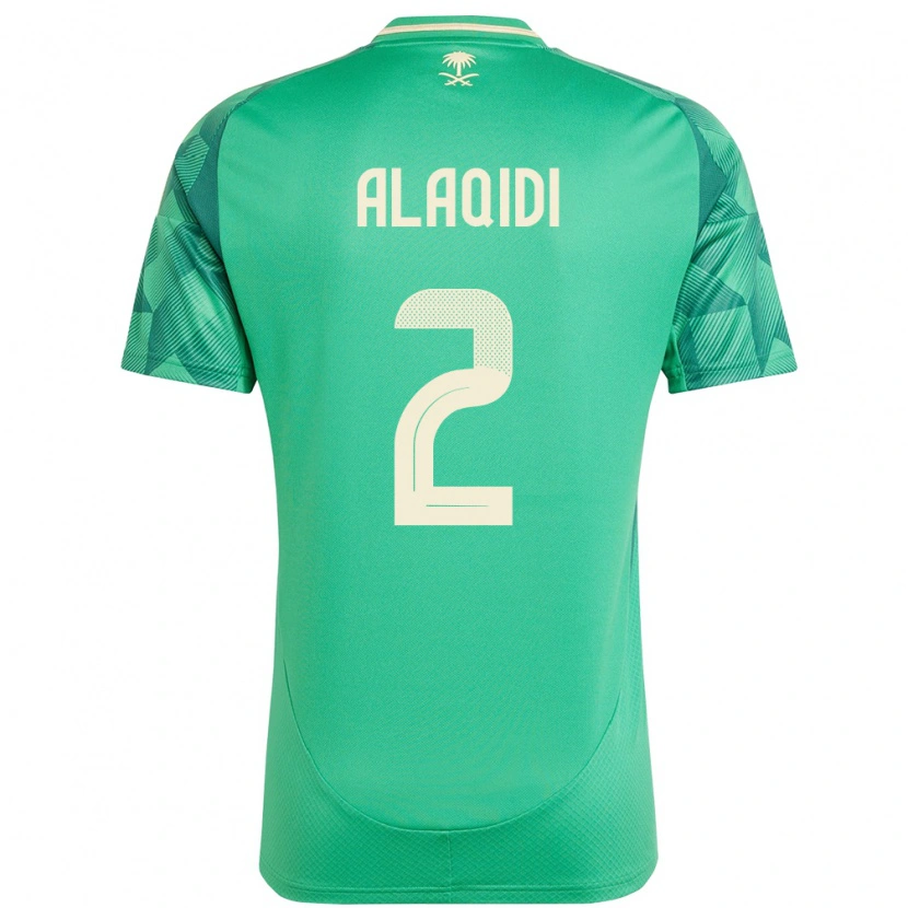 Danxen Dámské Saúdská Arábie Nawaf Alaqidi #2 Zelený Domů Hráčské Dresy 24-26 Dres