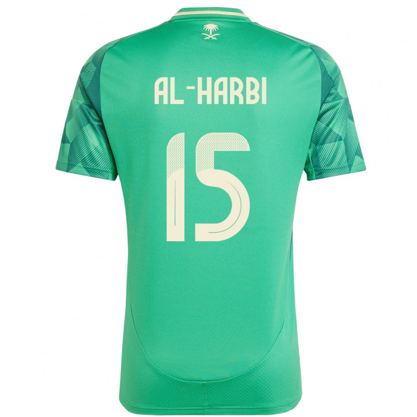Danxen Dámské Saúdská Arábie Mashael Al Harbi #15 Zelený Domů Hráčské Dresy 24-26 Dres