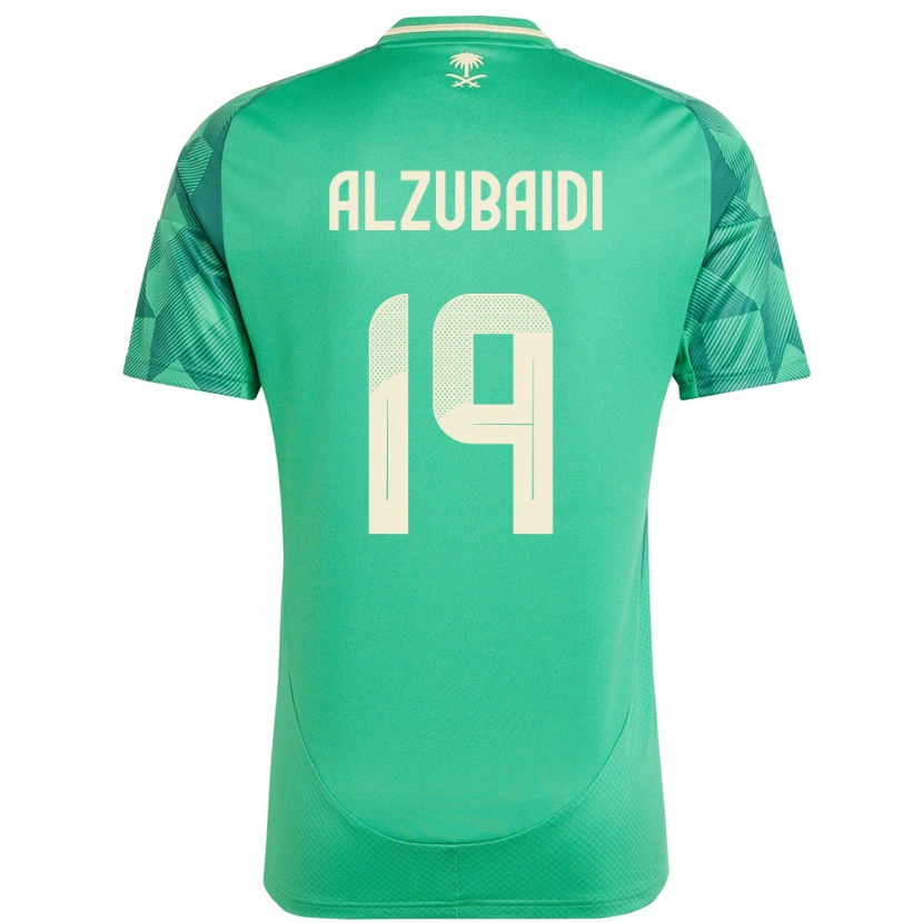 Danxen Dámské Saúdská Arábie Yaseen Alzubaidi #19 Zelený Domů Hráčské Dresy 24-26 Dres