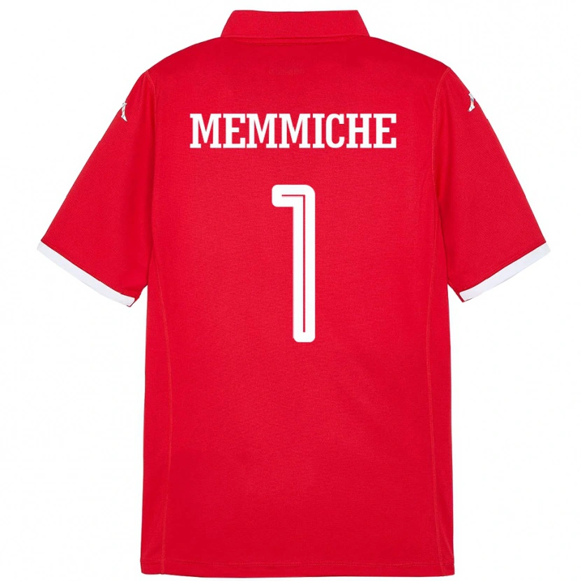 Danxen Dámské Tunisko Amanallah Memmiche #1 Červený Domů Hráčské Dresy 24-26 Dres