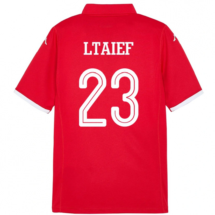 Danxen Dámské Tunisko Sayfallah Ltaief #23 Červený Domů Hráčské Dresy 24-26 Dres
