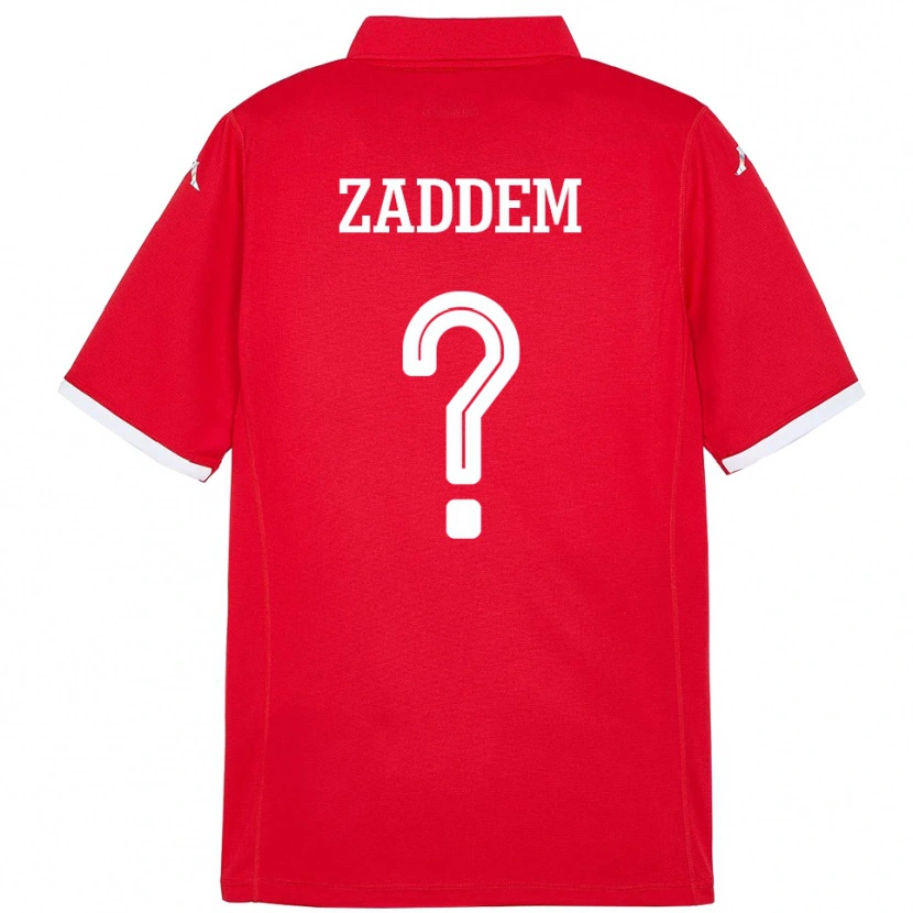 Danxen Dámské Tunisko Mootez Zaddem #0 Červený Domů Hráčské Dresy 24-26 Dres