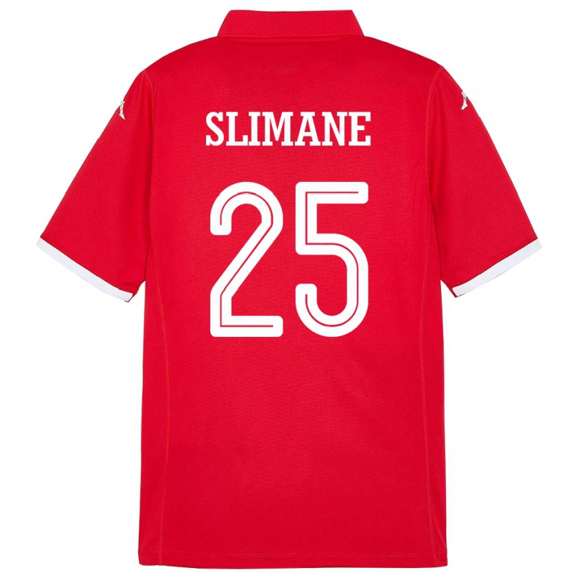 Danxen Dámské Tunisko Anis Ben Slimane #25 Červený Domů Hráčské Dresy 24-26 Dres