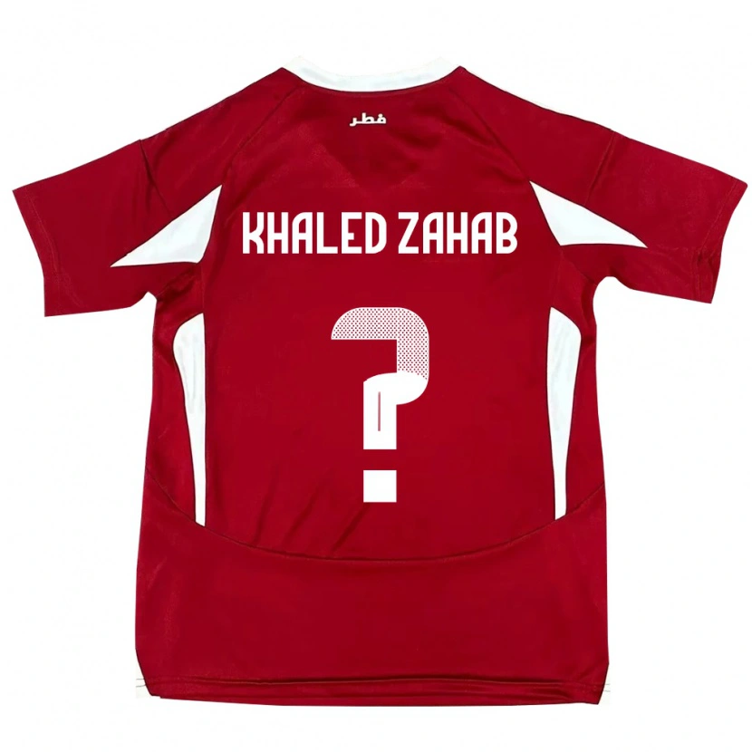 Danxen Dámské Katar Abdelrahman Khaled Zahab #0 Červený Domů Hráčské Dresy 24-26 Dres