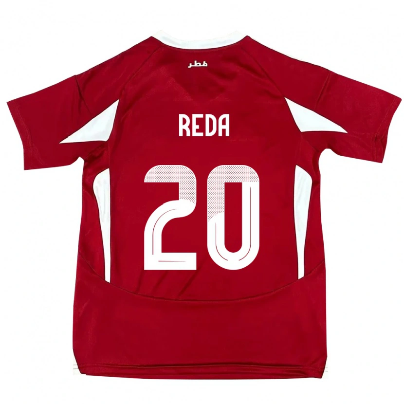Danxen Dámské Katar Salem Reda #20 Červený Domů Hráčské Dresy 24-26 Dres