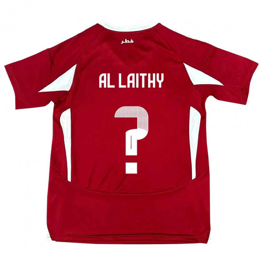 Danxen Dámské Katar Shehab Al Laithy #0 Červený Domů Hráčské Dresy 24-26 Dres
