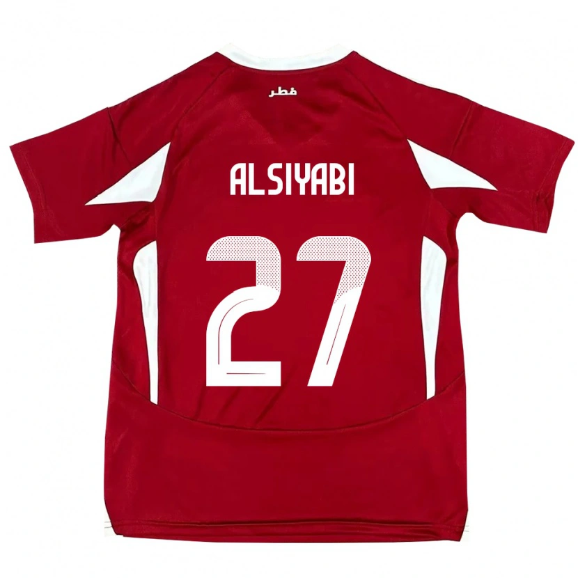 Danxen Dámské Katar Nasra Alsiyabi #27 Červený Domů Hráčské Dresy 24-26 Dres