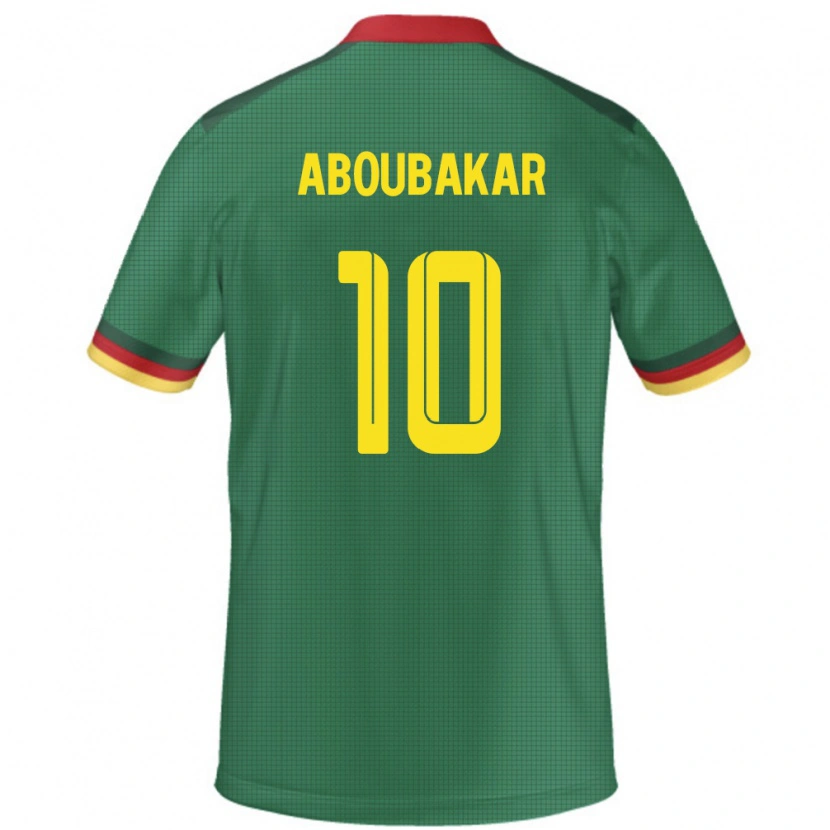 Danxen Dámské Kamerun Vincent Aboubakar #10 Zelený Domů Hráčské Dresy 24-26 Dres
