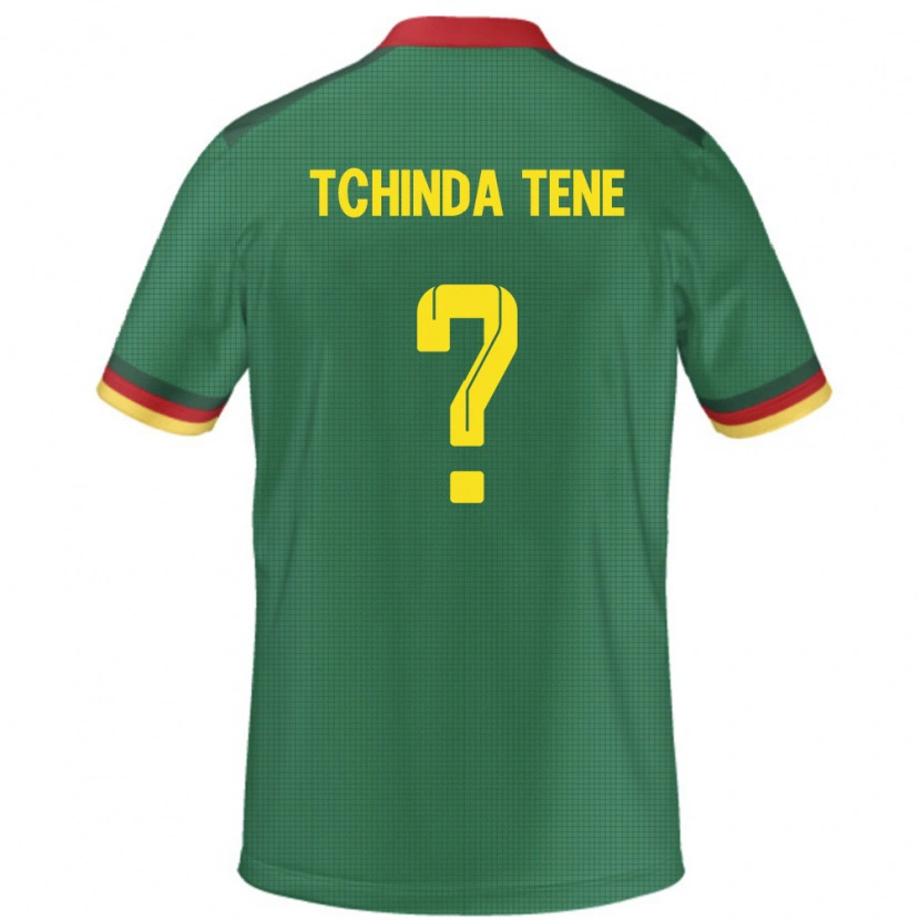 Danxen Dámské Kamerun Joseph Tchinda Tene #0 Zelený Domů Hráčské Dresy 24-26 Dres