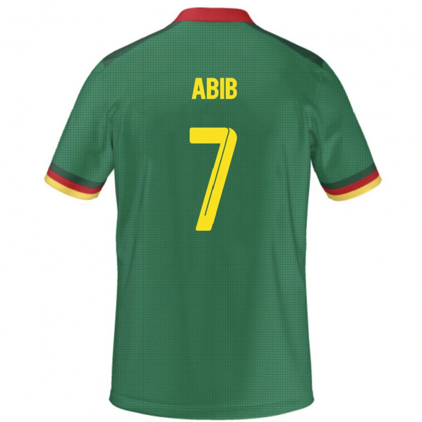 Danxen Dámské Kamerun Tize Abib #7 Zelený Domů Hráčské Dresy 24-26 Dres