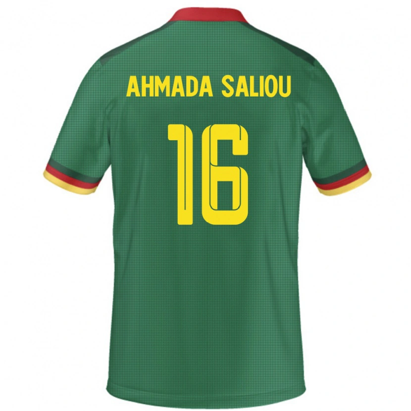 Danxen Dámské Kamerun Mamoudou Ahmada Saliou #16 Zelený Domů Hráčské Dresy 24-26 Dres
