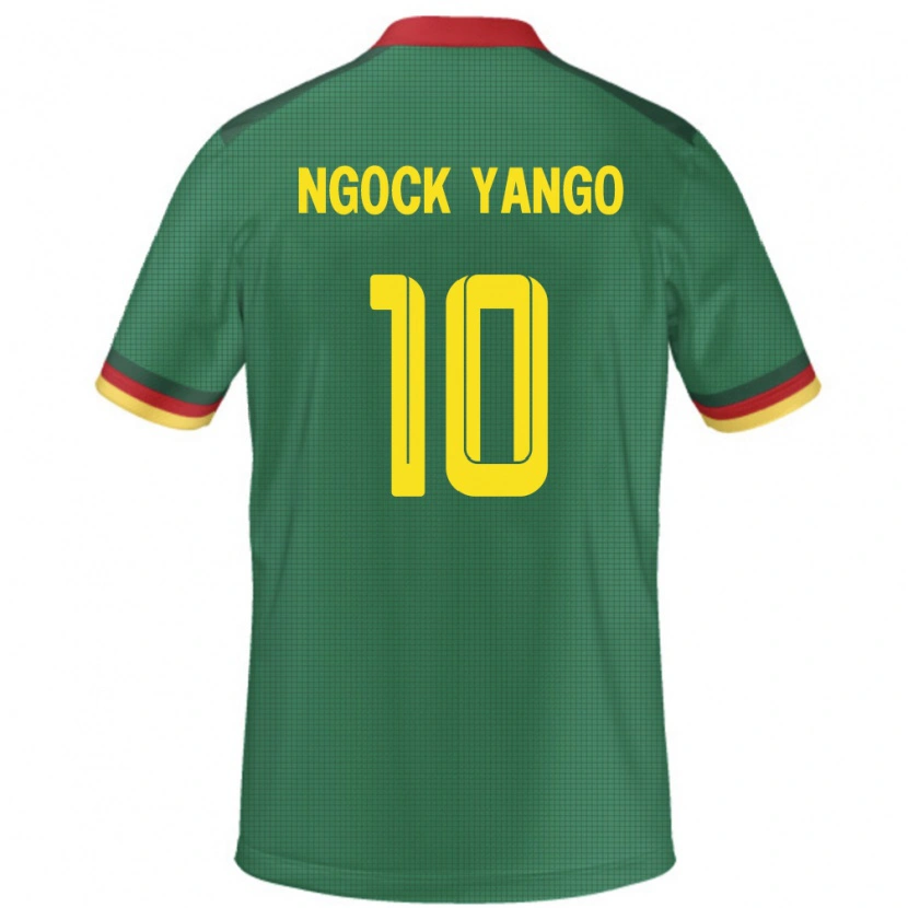 Danxen Dámské Kamerun Grace Ngock Yango #10 Zelený Domů Hráčské Dresy 24-26 Dres