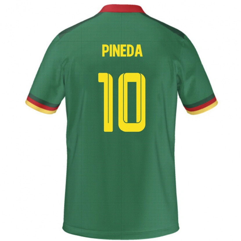 Danxen Dámské Kamerun Etienne Eto O Pineda #10 Zelený Domů Hráčské Dresy 24-26 Dres