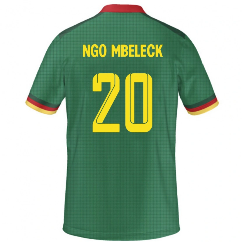 Danxen Dámské Kamerun Genevieve Ngo Mbeleck #20 Zelený Domů Hráčské Dresy 24-26 Dres