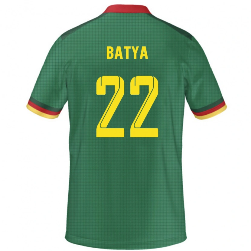 Danxen Dámské Kamerun Michaela Batya #22 Zelený Domů Hráčské Dresy 24-26 Dres