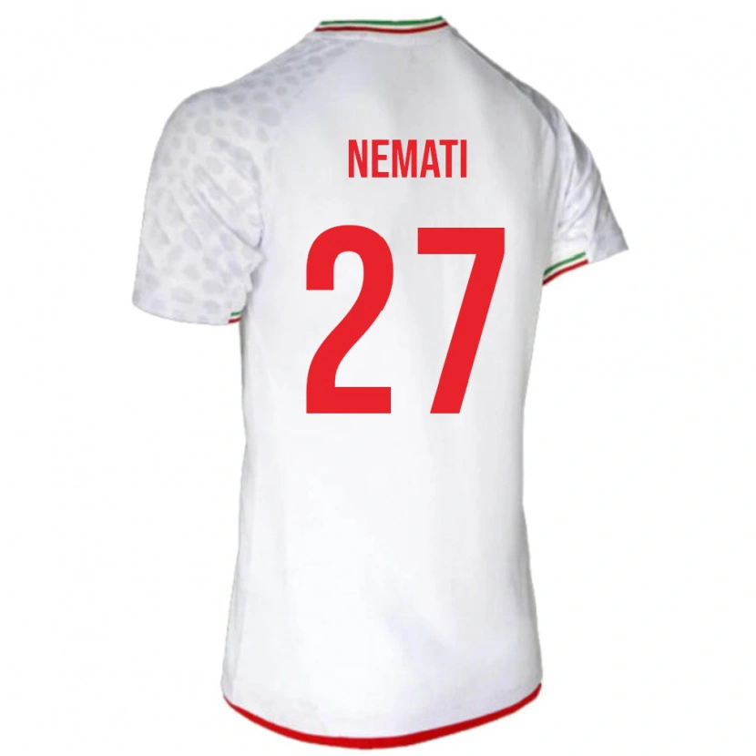 Danxen Dámské Írán Ali Nemati #27 Bílý Domů Hráčské Dresy 24-26 Dres