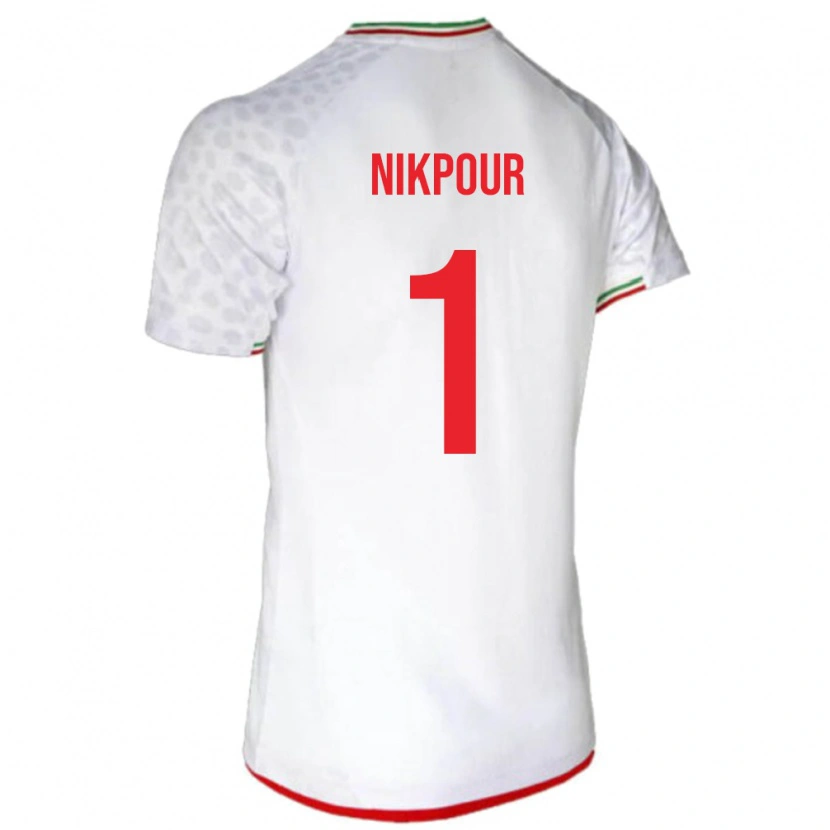 Danxen Dámské Írán Amirhossein Nikpour #1 Bílý Domů Hráčské Dresy 24-26 Dres