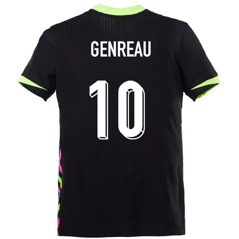 Danxen Dámské Austrálie Denis Genreau #10 Tmavě Modrá Daleko Hráčské Dresy 24-26 Dres