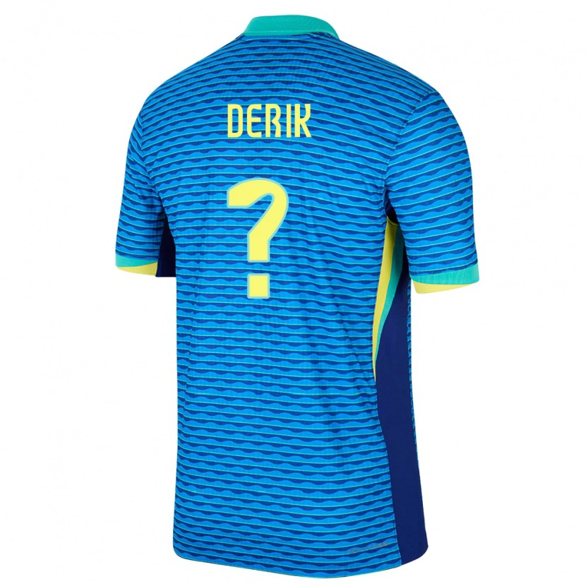 Danxen Dámské Brazílie Léo Derik #0 Modrý Daleko Hráčské Dresy 24-26 Dres