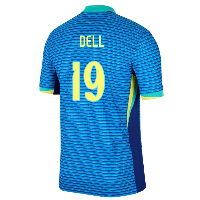 Danxen Dámské Brazílie Dell #19 Modrý Daleko Hráčské Dresy 24-26 Dres