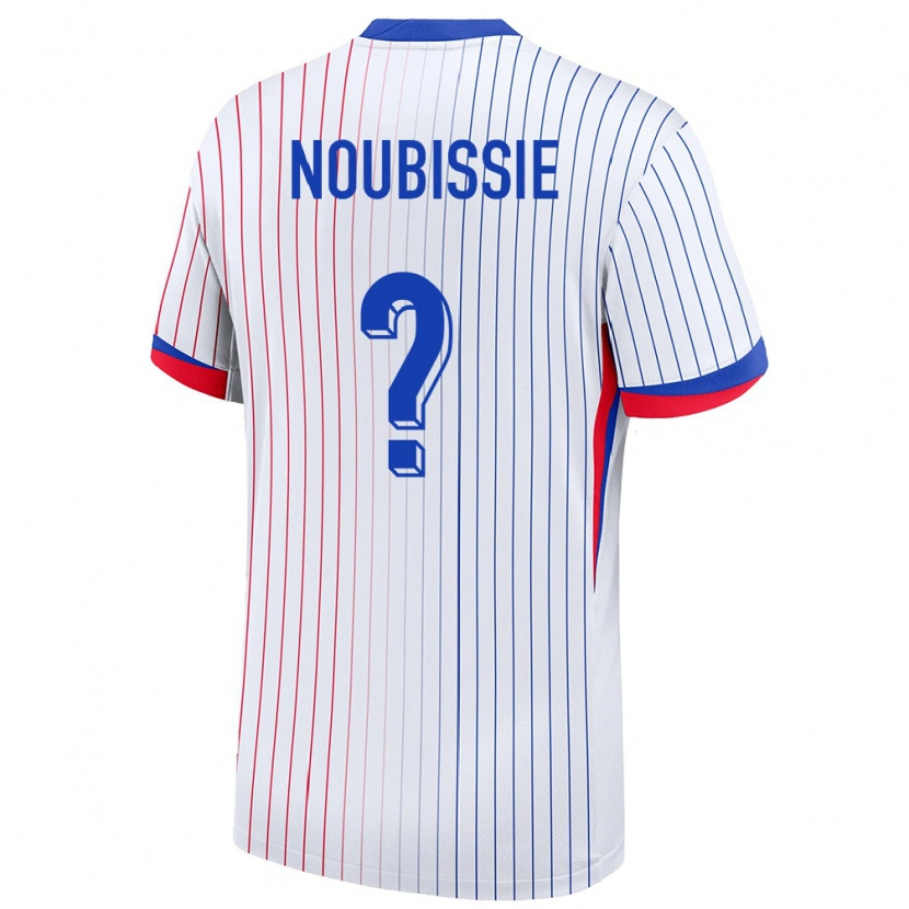Danxen Dámské Francie Tyrese Noubissie #0 Bílý Daleko Hráčské Dresy 24-26 Dres