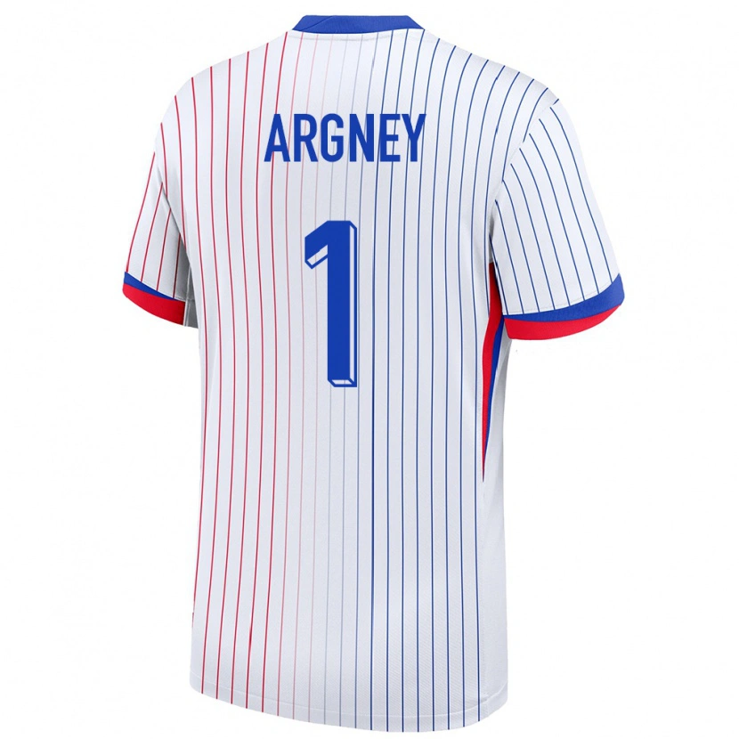 Danxen Dámské Francie Paul Argney #1 Bílý Daleko Hráčské Dresy 24-26 Dres
