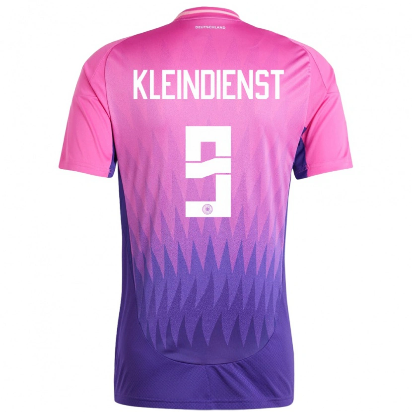 Danxen Dámské Německo Tim Kleindienst #9 Růžově Fialová Daleko Hráčské Dresy 24-26 Dres