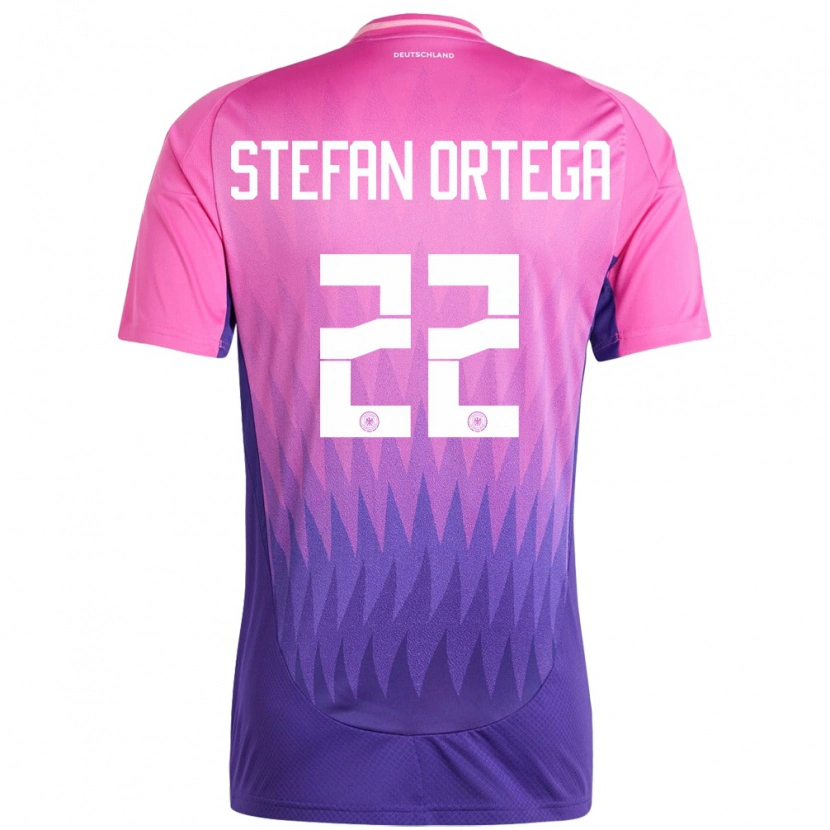 Danxen Dámské Německo Stefan Ortega #22 Růžově Fialová Daleko Hráčské Dresy 24-26 Dres