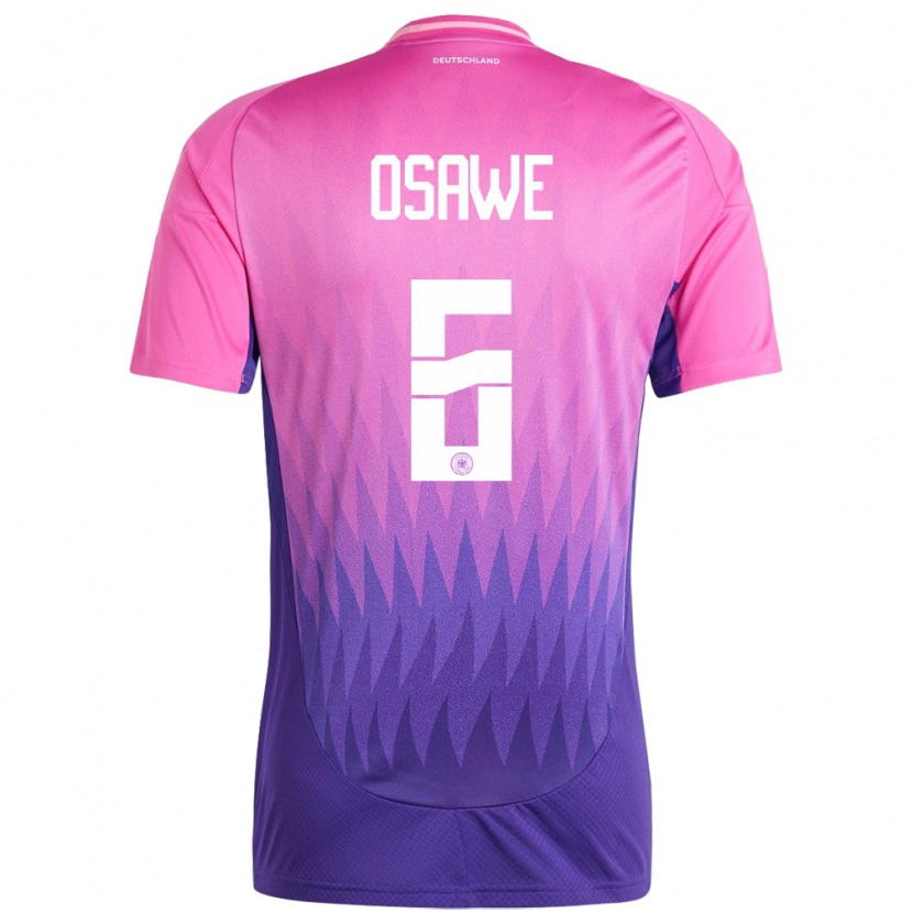 Danxen Dámské Německo Winners Osawe #6 Růžově Fialová Daleko Hráčské Dresy 24-26 Dres
