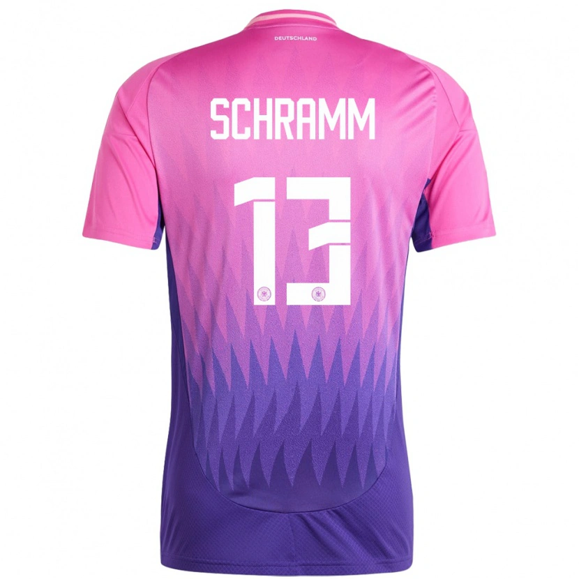 Danxen Dámské Německo Collin Schramm #13 Růžově Fialová Daleko Hráčské Dresy 24-26 Dres