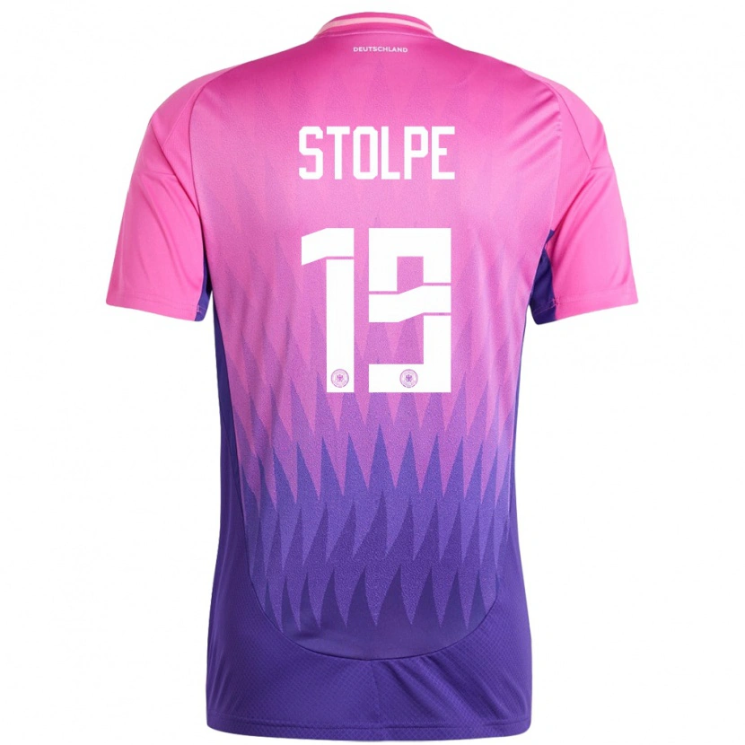 Danxen Dámské Německo Robin Stolpe #19 Růžově Fialová Daleko Hráčské Dresy 24-26 Dres