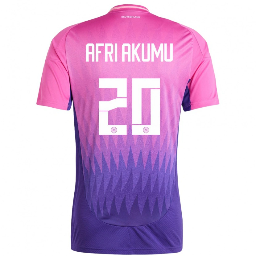 Danxen Dámské Německo Maik Afri Akumu #20 Růžově Fialová Daleko Hráčské Dresy 24-26 Dres