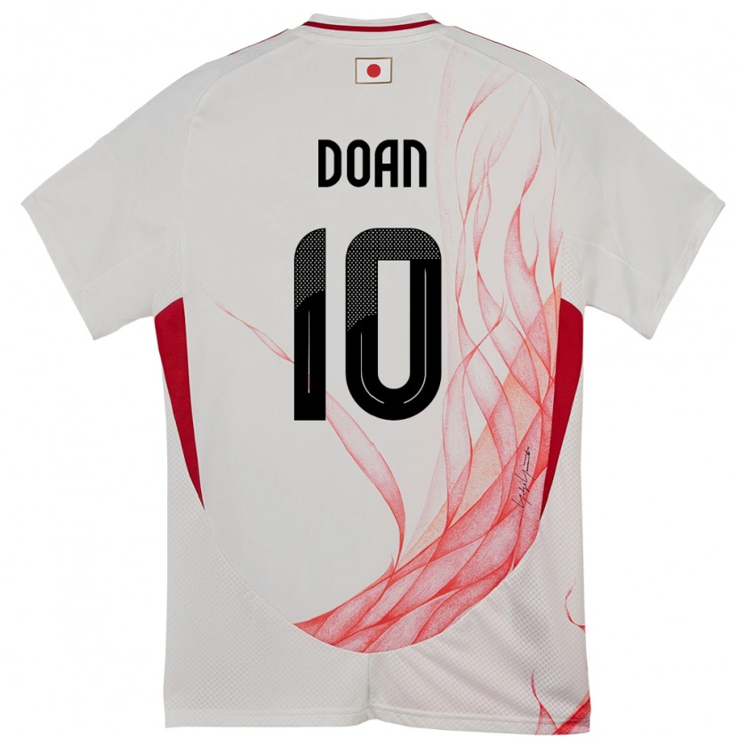 Danxen Dámské Japonsko Ritsu Doan #10 Bílý Daleko Hráčské Dresy 24-26 Dres
