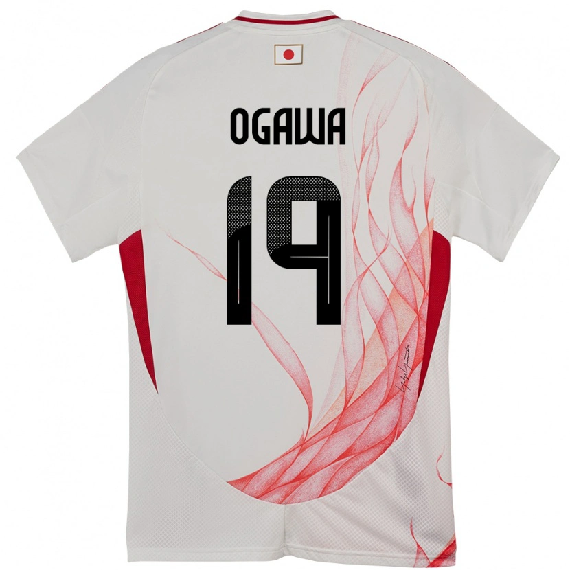 Danxen Dámské Japonsko Koki Ogawa #19 Bílý Daleko Hráčské Dresy 24-26 Dres