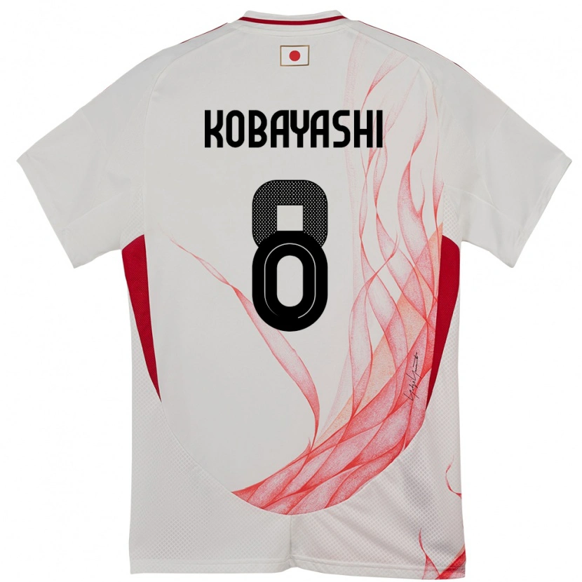 Danxen Dámské Japonsko Shimon Kobayashi #8 Bílý Daleko Hráčské Dresy 24-26 Dres
