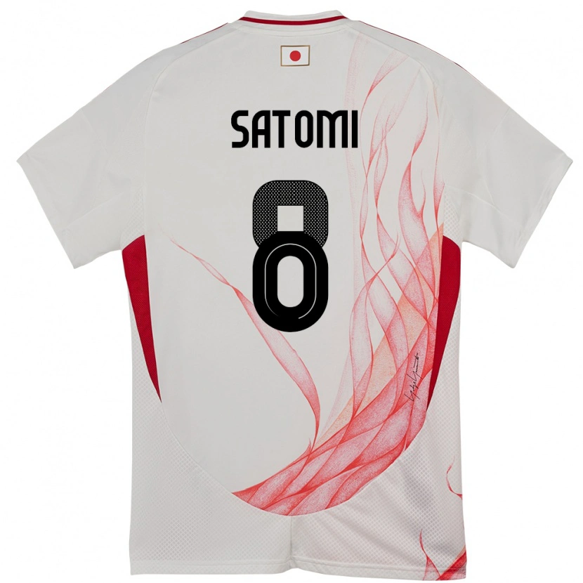 Danxen Dámské Japonsko Tafuku Satomi #8 Bílý Daleko Hráčské Dresy 24-26 Dres