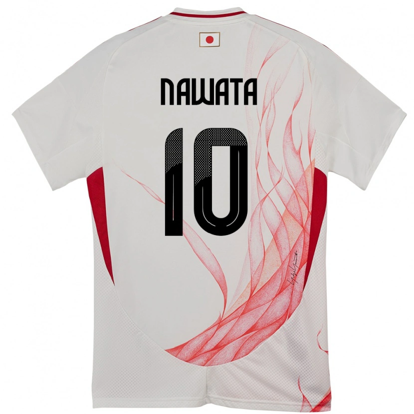 Danxen Dámské Japonsko Gaku Nawata #10 Bílý Daleko Hráčské Dresy 24-26 Dres