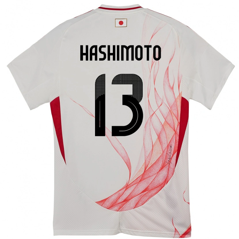 Danxen Dámské Japonsko Riku Hashimoto #13 Bílý Daleko Hráčské Dresy 24-26 Dres