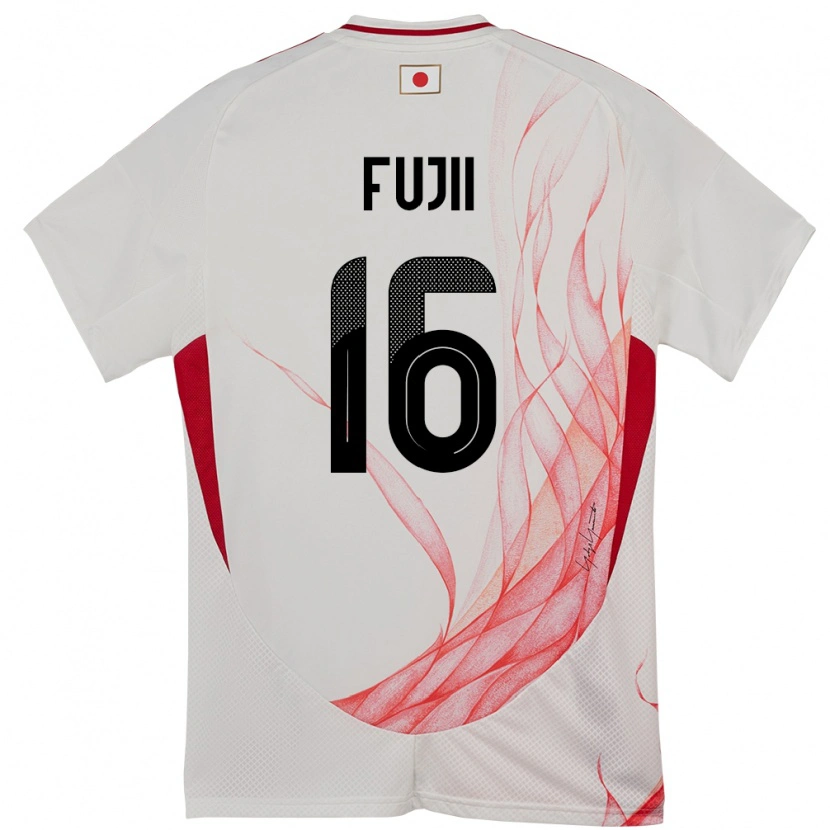 Danxen Dámské Japonsko Shota Fujii #16 Bílý Daleko Hráčské Dresy 24-26 Dres