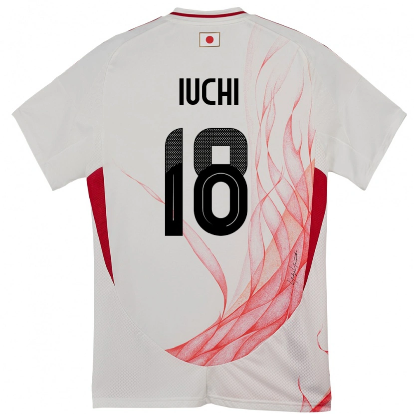 Danxen Dámské Japonsko Yosuke Iuchi #18 Bílý Daleko Hráčské Dresy 24-26 Dres