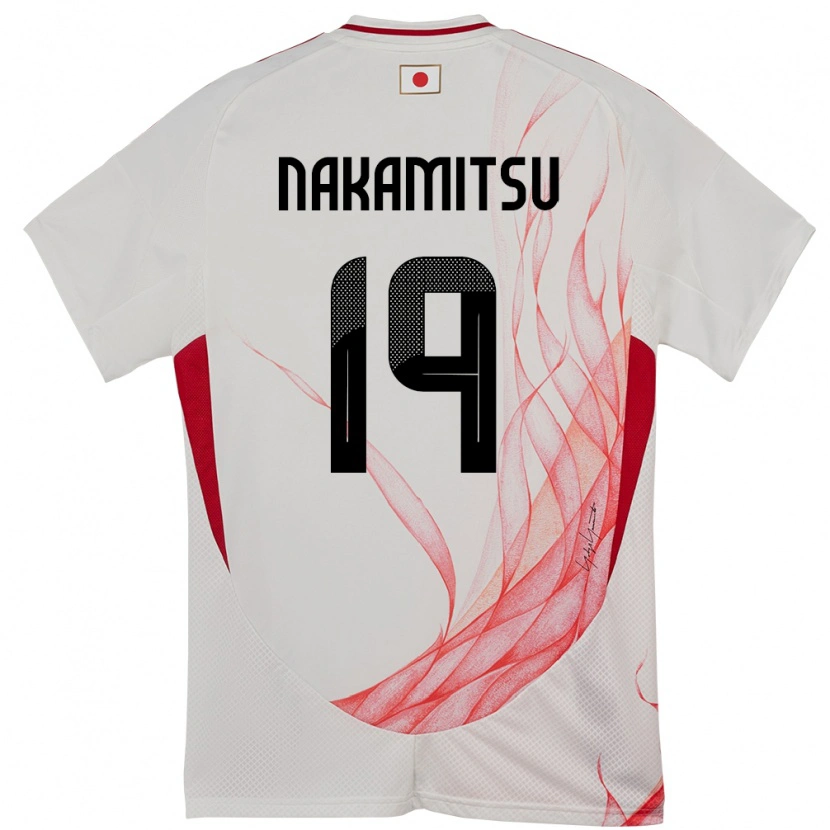 Danxen Dámské Japonsko Kanata Nakamitsu #19 Bílý Daleko Hráčské Dresy 24-26 Dres