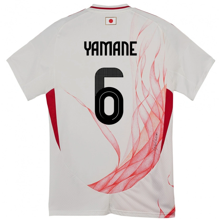 Danxen Dámské Japonsko Riku Yamane #6 Bílý Daleko Hráčské Dresy 24-26 Dres