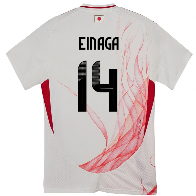 Danxen Dámské Japonsko Takatora Einaga #14 Bílý Daleko Hráčské Dresy 24-26 Dres