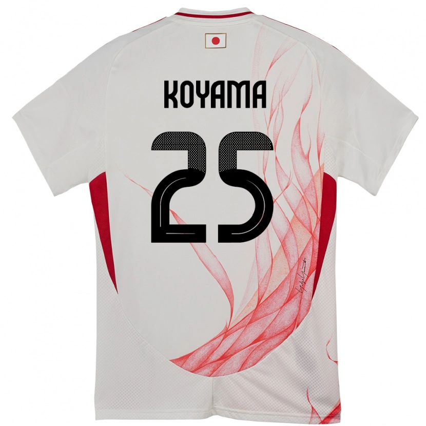 Danxen Dámské Japonsko Shinomi Koyama #25 Bílý Daleko Hráčské Dresy 24-26 Dres