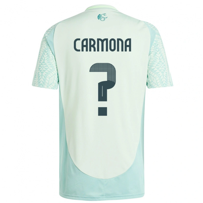 Danxen Dámské Mexiko Luis Carmona #0 Povlečení Zelené Daleko Hráčské Dresy 24-26 Dres