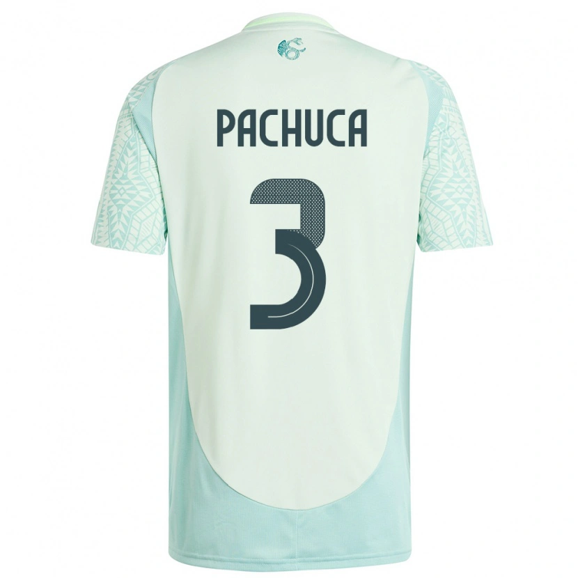 Danxen Dámské Mexiko José Pachuca #3 Povlečení Zelené Daleko Hráčské Dresy 24-26 Dres