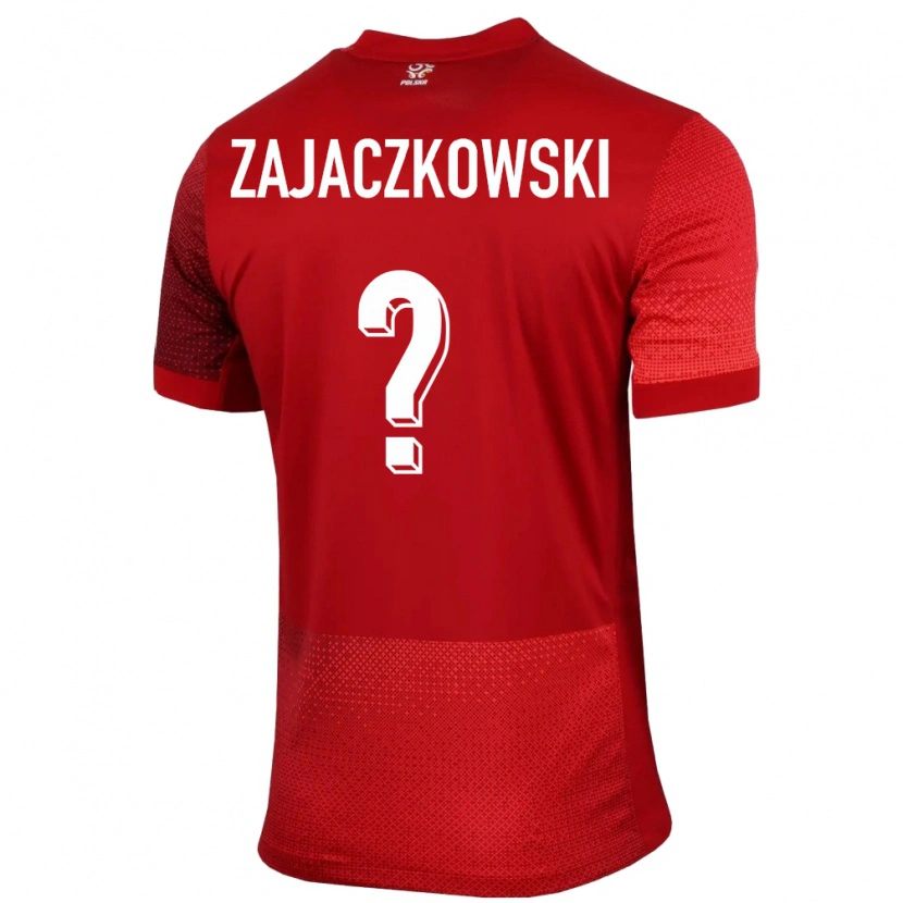 Danxen Dámské Polsko Lukasz Zajaczkowski #0 Červené Daleko Hráčské Dresy 24-26 Dres