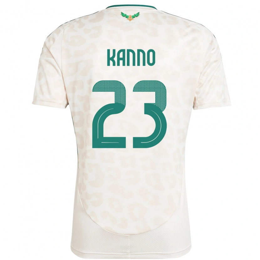 Danxen Dámské Saúdská Arábie Mohamed Kanno #23 Bílý Daleko Hráčské Dresy 24-26 Dres