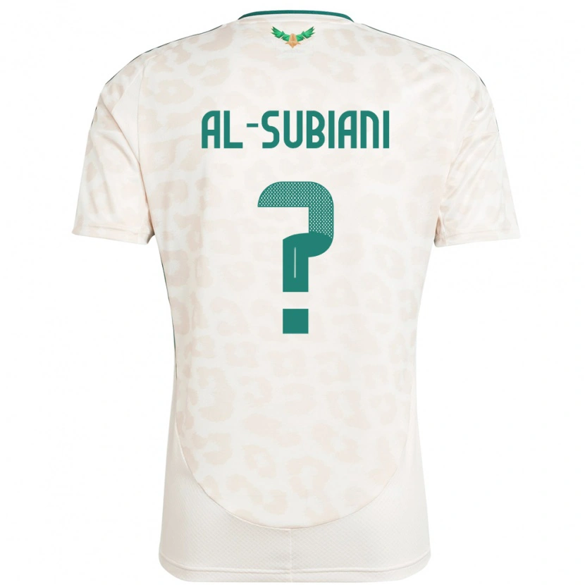 Danxen Dámské Saúdská Arábie Faisal Al-Subiani #0 Bílý Daleko Hráčské Dresy 24-26 Dres